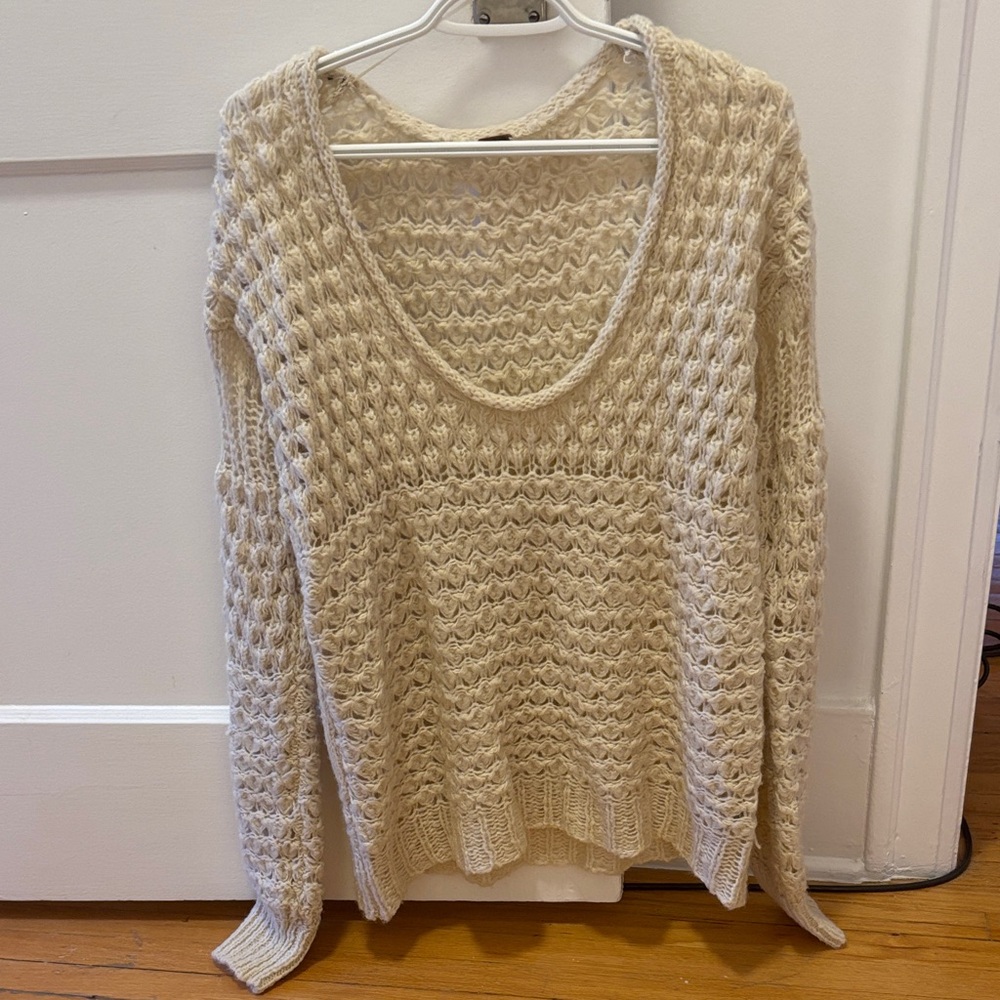 Cream Knit Sweater
